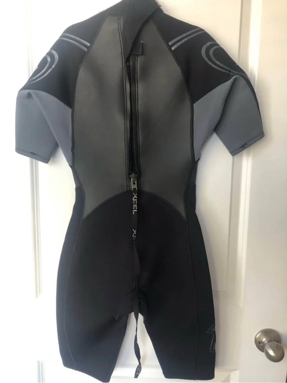 Black & Gray Shorty Wetsuit - XS